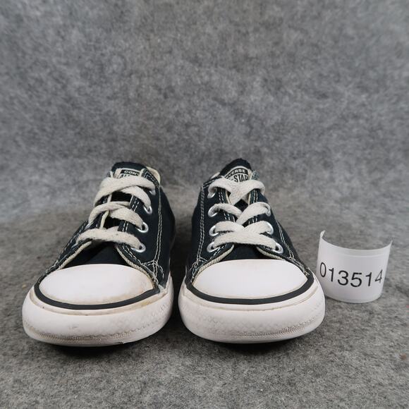 Converse Shoes Infant 7 Sneakers Casual All Star Chuck Taylor Canvas Black White - Picture 2 of 12